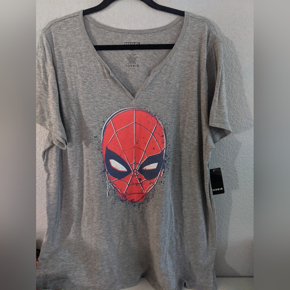 Marvel Spiderman Tshirt Blouse Top Comic Con Cosplay Superhero Gift Costume